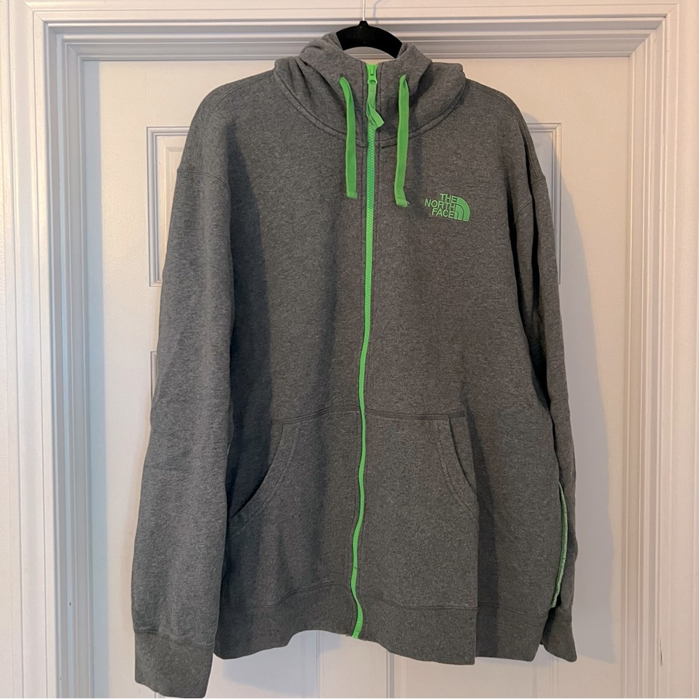 Men’s North Face Zip Up Hooded Sweatshirt